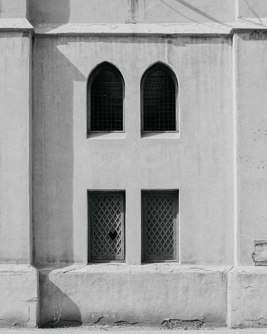 white wall paint house, built structure, architecture, window HD wallpaper