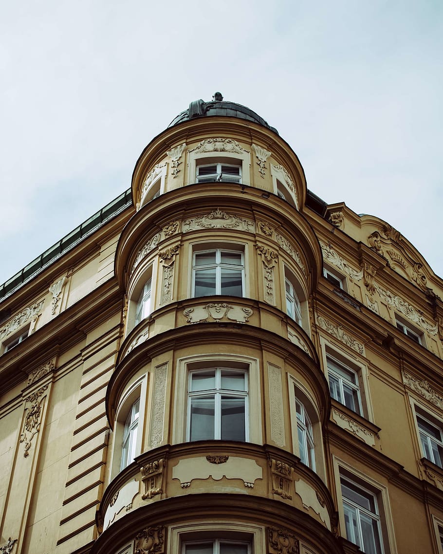 corner, home decor, architecture, vienna, austria, building HD wallpaper