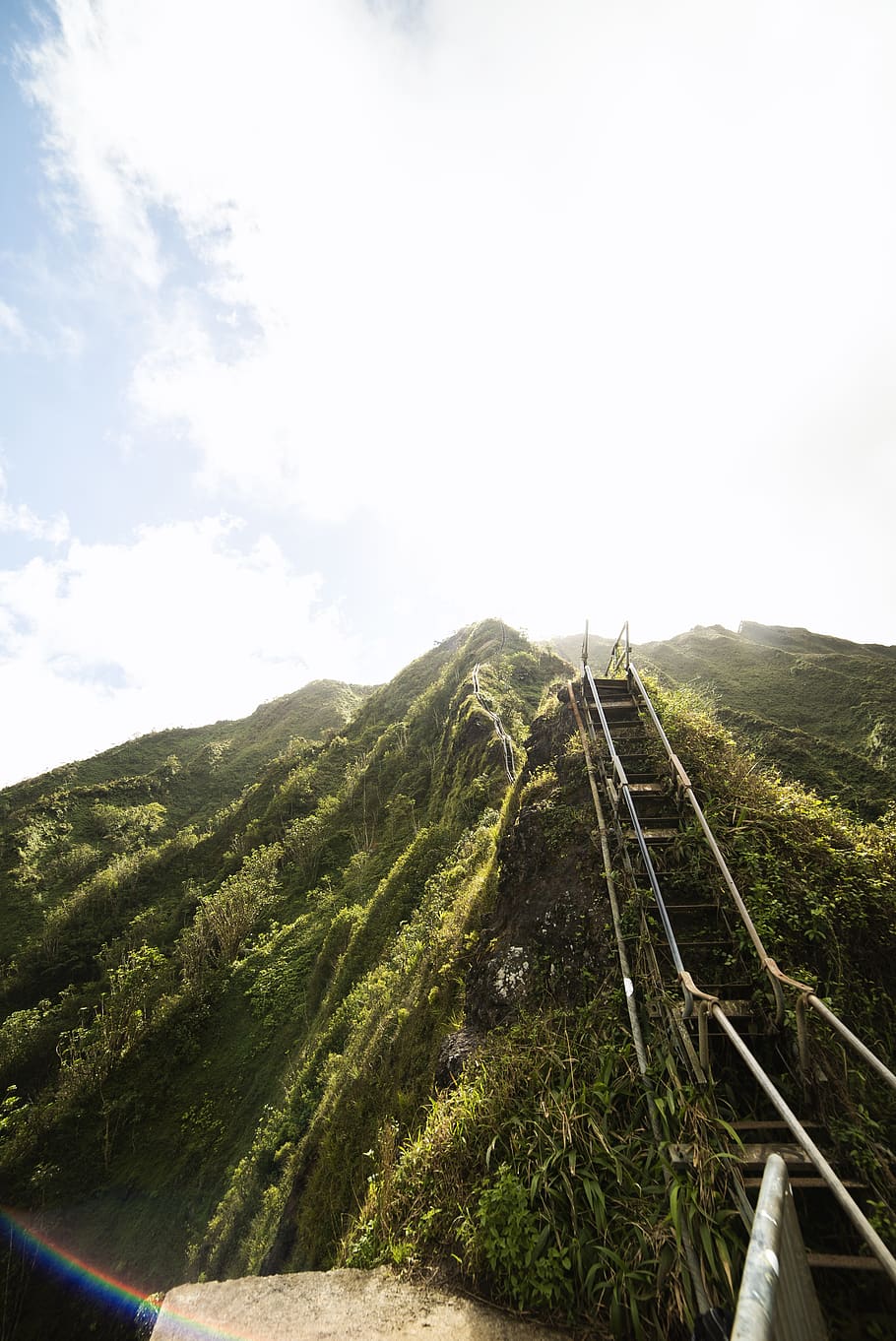 railway, transportation, train track, nature, outdoors, mountain HD wallpaper