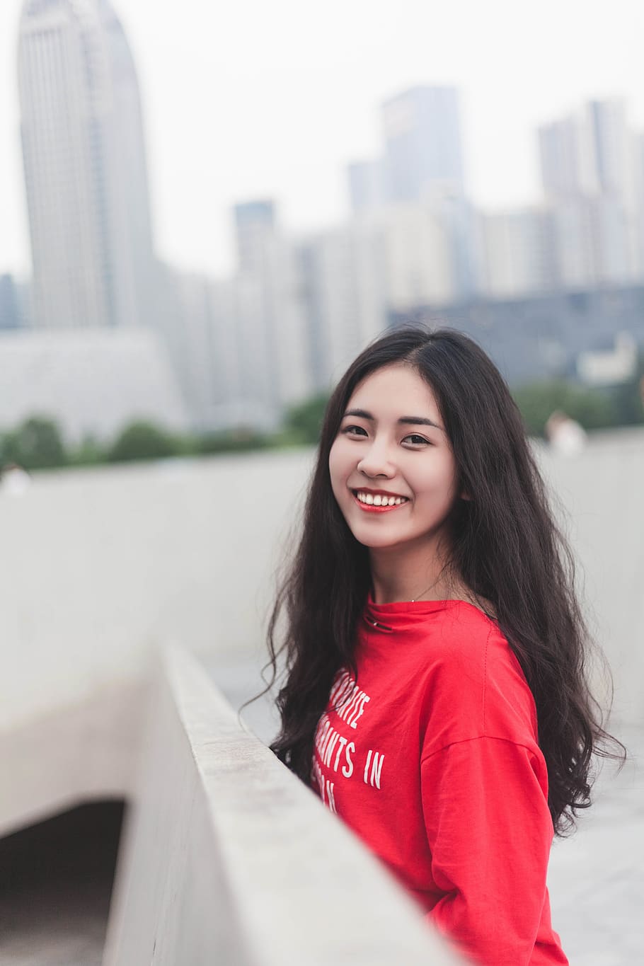 china, guangzhou, smiling, one person, architecture, building exterior HD wallpaper
