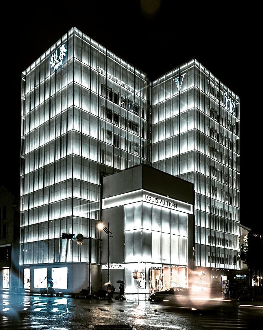 office building, architecture, human, person, urban, town, city HD wallpaper