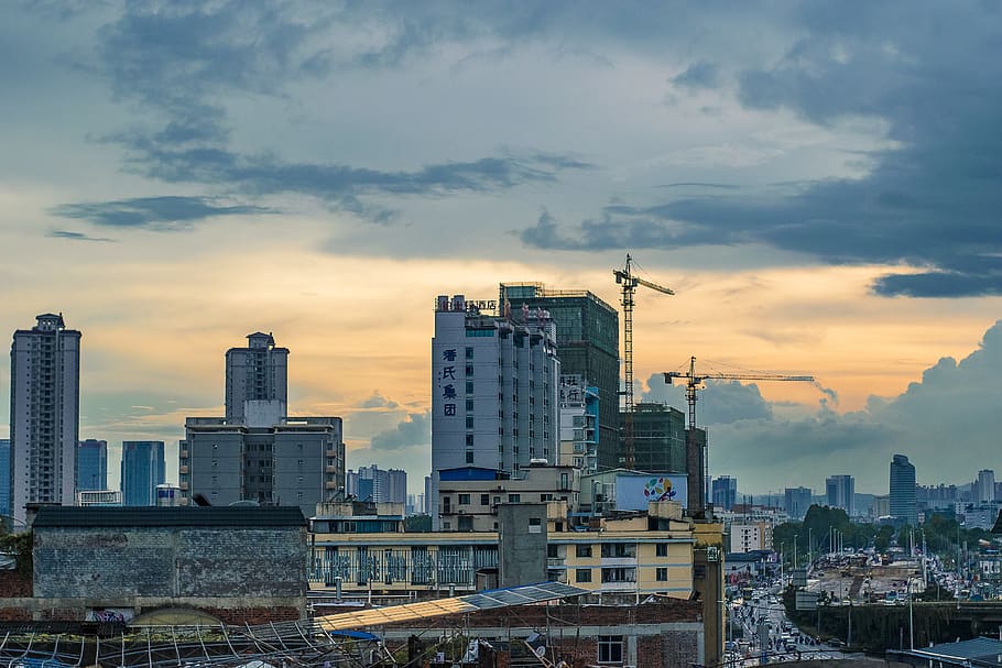 sky, cloud, building, building exterior, architecture, built structure HD wallpaper