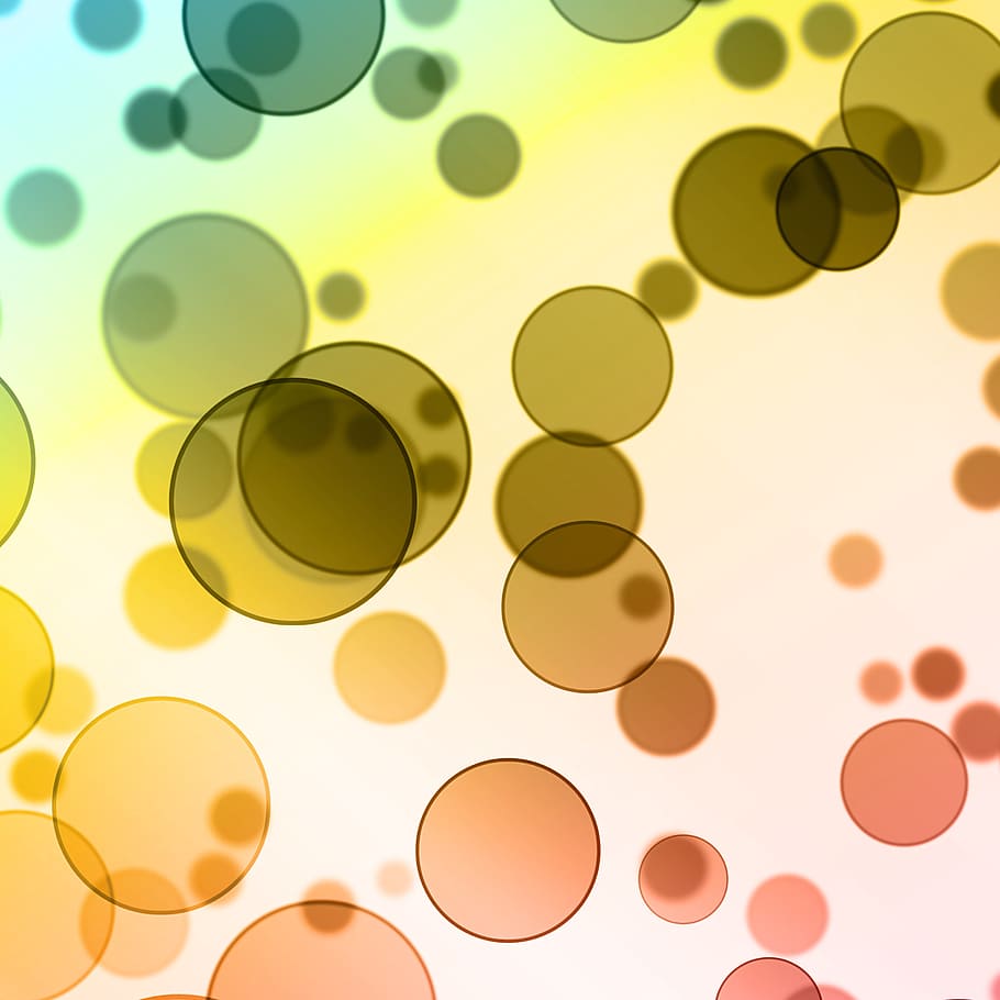 abstract, background, bright, bubbles, circle, circles, color HD wallpaper