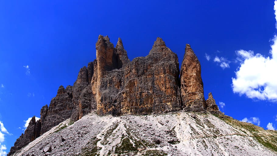 nature, outdoors, cliff, mountain, mountain range, mesa, peak HD wallpaper