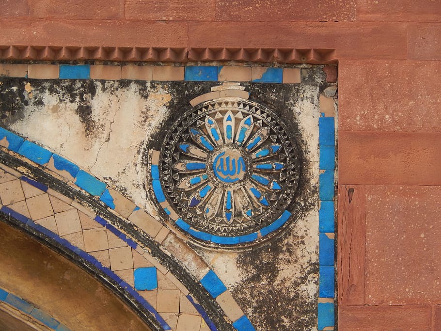 monument, design, blue, india, delhi, built structure, architecture HD wallpaper