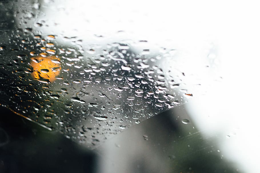 water, rain, raindrop, rain drops, glass, wet, window, indoors HD wallpaper