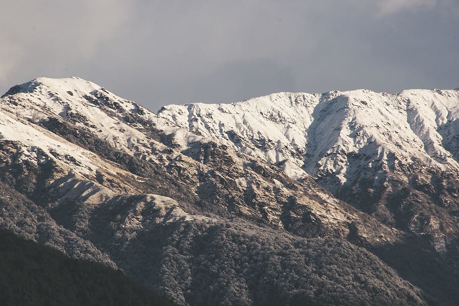Landscape Photograph of Snow-capped Mountains, cold, nature, scenic HD wallpaper