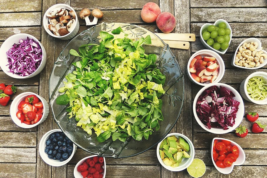 HD wallpaper: Salad Bowls, food and Drink, hD Wallpaper, health ...