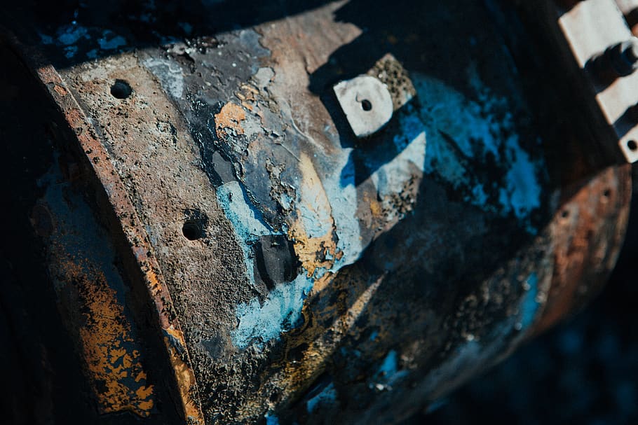 rust, train, furniture, bunker, building, machine, hole, drawer HD wallpaper