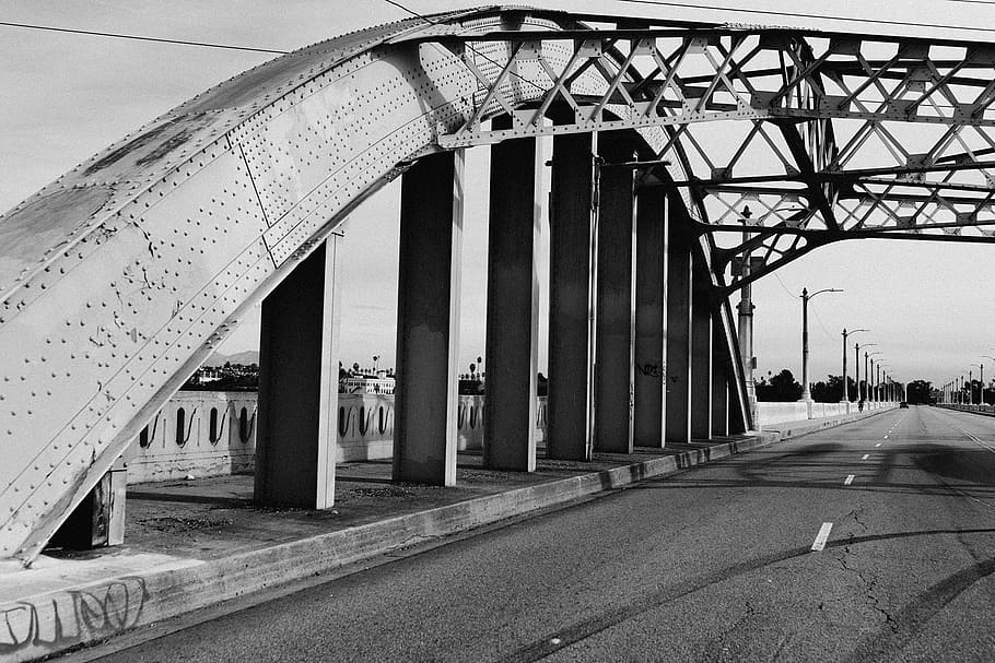 bridge, road, pavement, architecture, built structure, bridge - man made structure HD wallpaper
