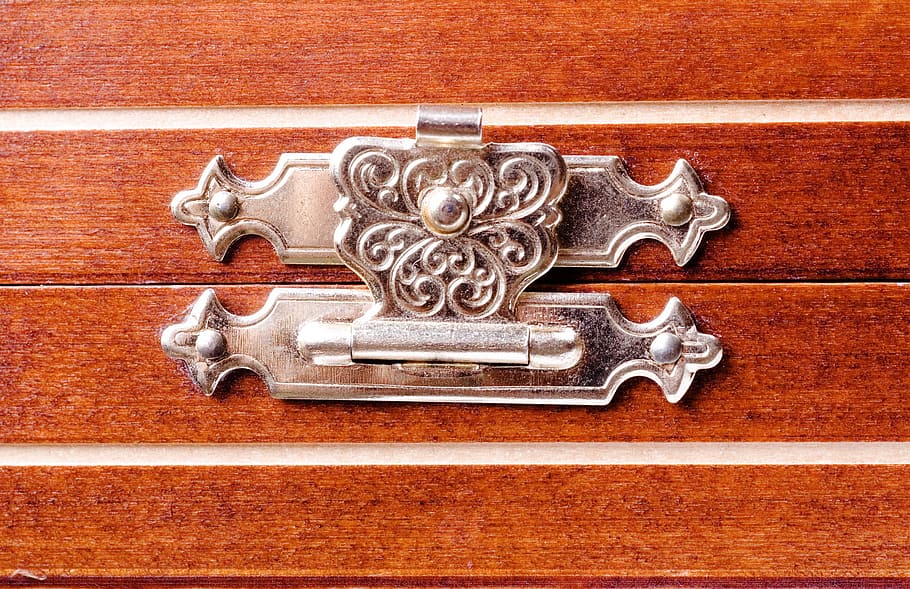 decorative, old, lock, close-up, wood - material, pattern, craft HD wallpaper