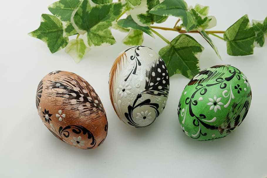 easter nest, easter eggs, happy easter, color, colorful eggs HD wallpaper