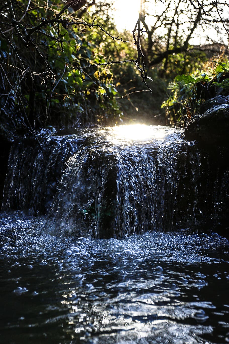stream, river, water, fresh, nature, waterfall, brook, peaceful HD wallpaper