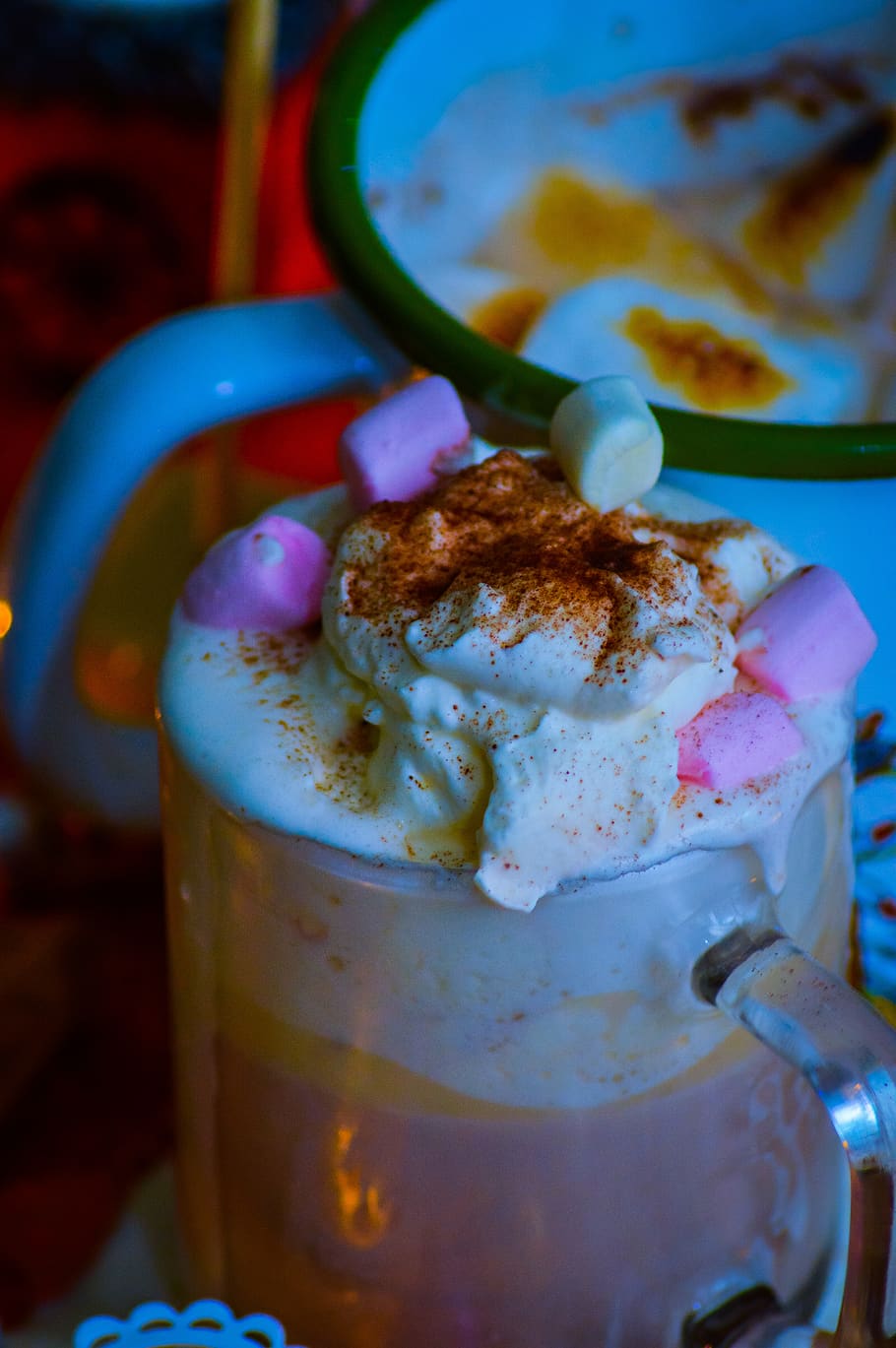 germany, mechernich, weihnacten, frothy, hot, marshmellows HD wallpaper