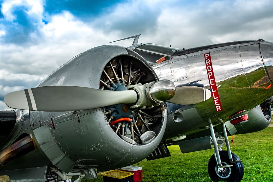 HD Wallpaper: Vintage, Aircraft, Propeller, Aviation, Old, Aeroplane ...