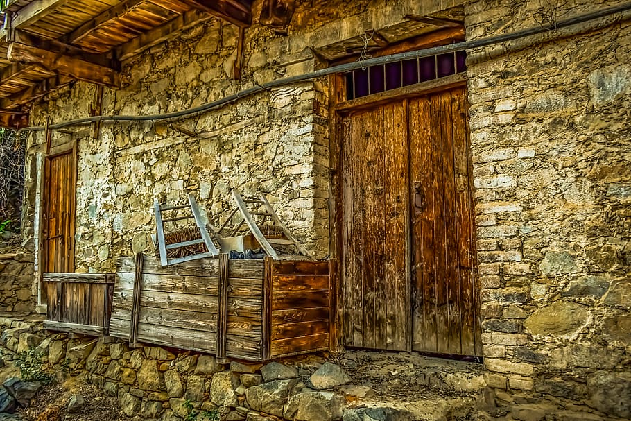 house, old, abandoned, architecture, village, traditional, stone HD wallpaper