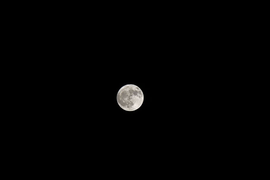 moon digital wallpaper, nature, outdoors, space, outer space HD wallpaper