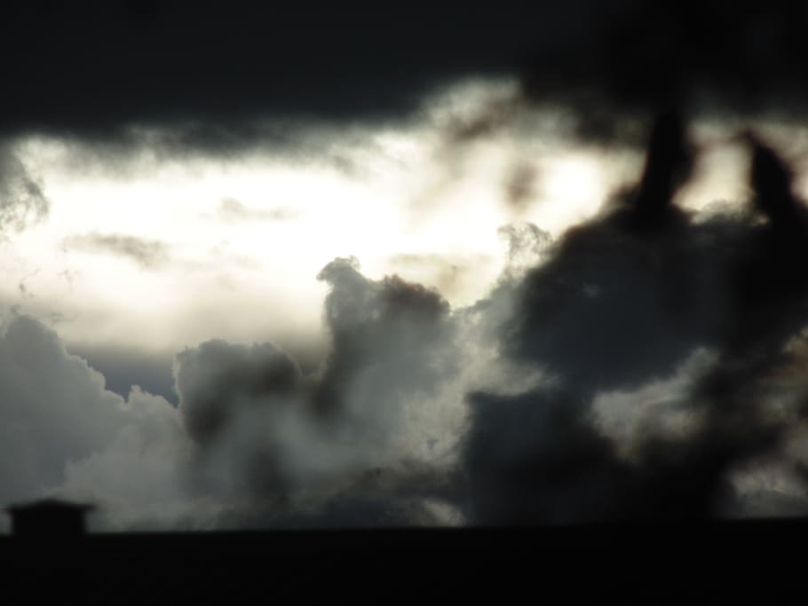 cloud - sky, storm, beauty in nature, scenics - nature, cloudscape HD wallpaper