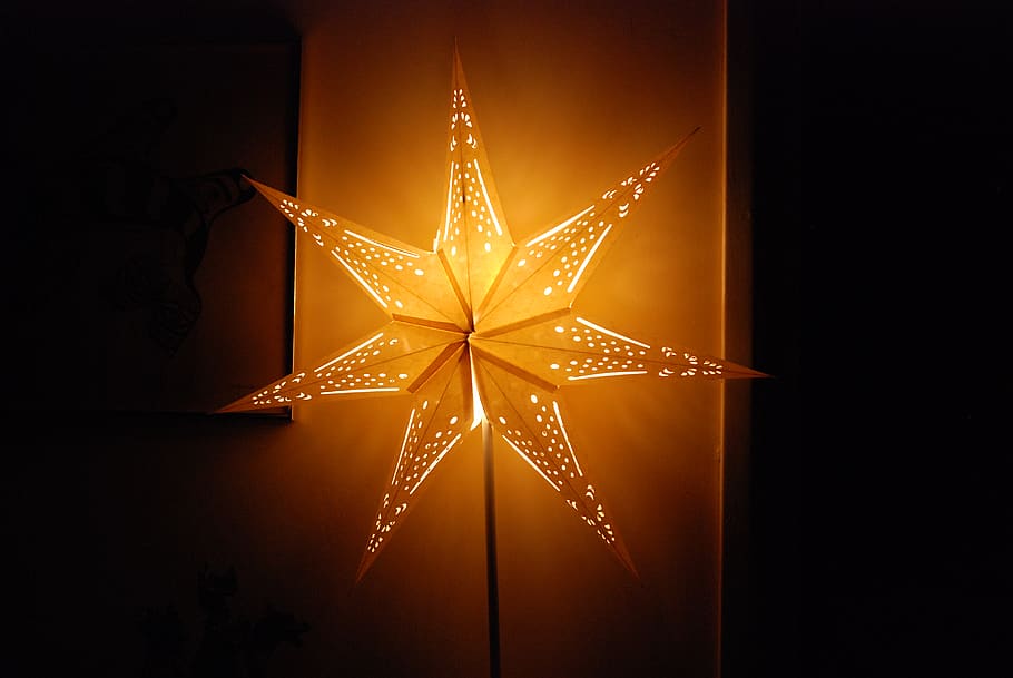 lantern, lamp, home, decor, home decor, light, star, star shape HD wallpaper