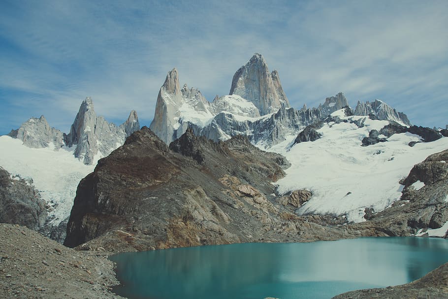 argentina, los glaciares national park, fitz roy, patagonia, HD wallpaper