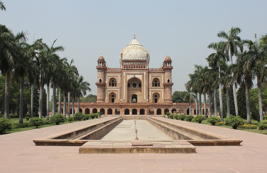building, architecture, dome, india, tomb, mosque, monument HD wallpaper