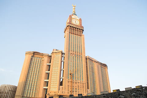 clock tower, big clock, makkah, ksa, saudi arabia, masjid al-haram HD wallpaper