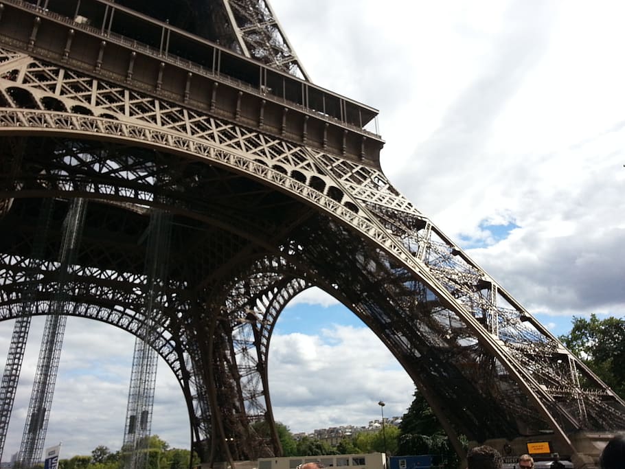 eiffel tower, paris, architecture, city, landmark, travel, french HD wallpaper