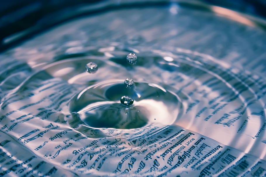 Water Drop Digital Wallpaper, clear, clear water, close-up, droplets HD wallpaper