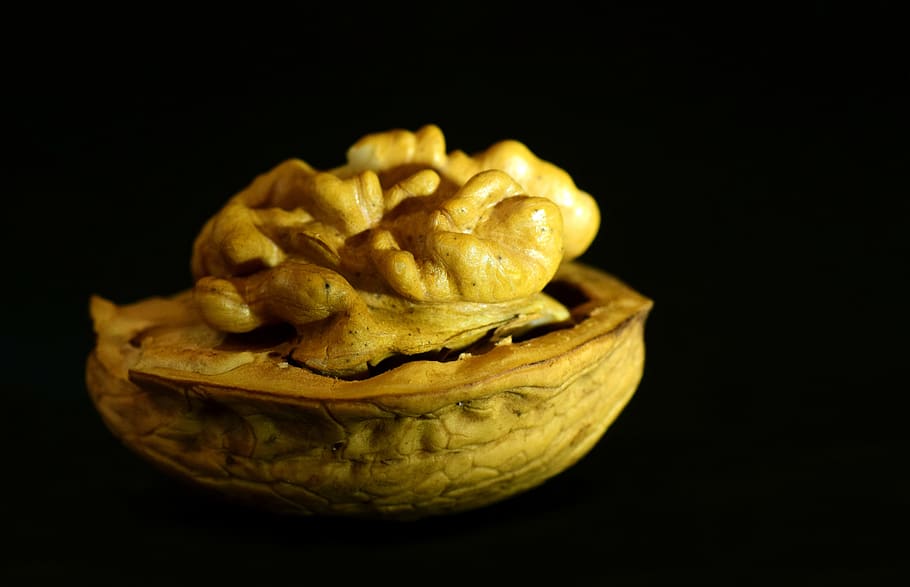 walnut, seeds, nuclear, eat, half, cut in half, open, delicious HD wallpaper