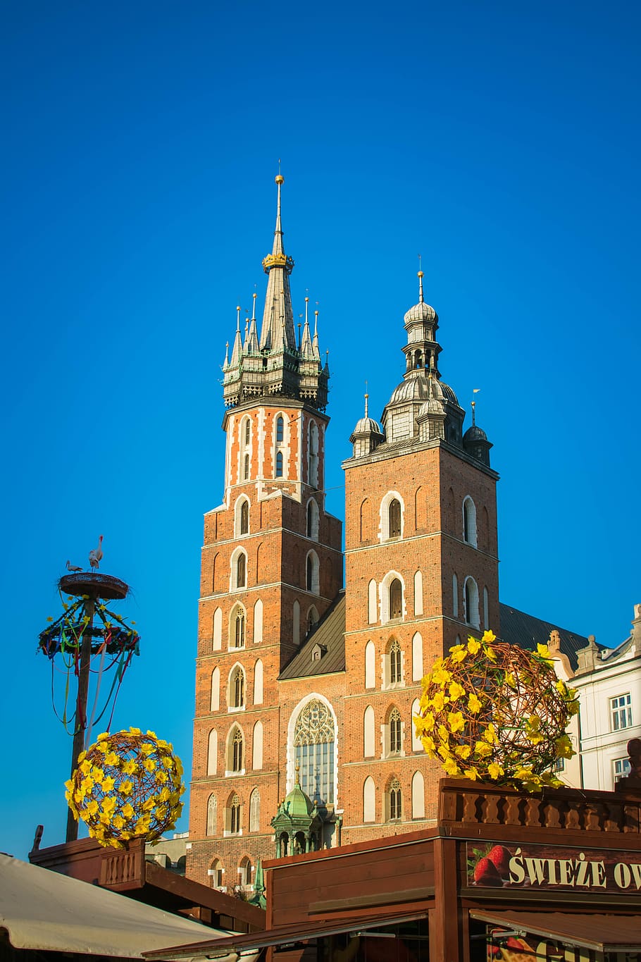 architecture, spire, steeple, tower, building, urban, city HD wallpaper