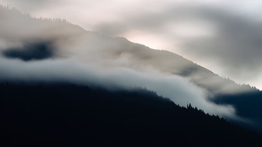 mountain peak, cloud - sky, beauty in nature, scenics - nature HD wallpaper