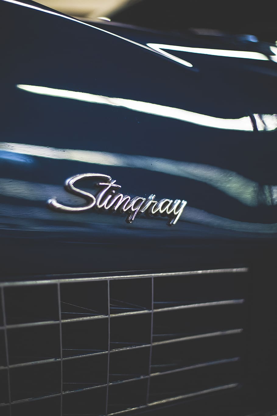 blue Stingray vehicle, nuremberg, symbol, logo, trademark, emblem HD wallpaper
