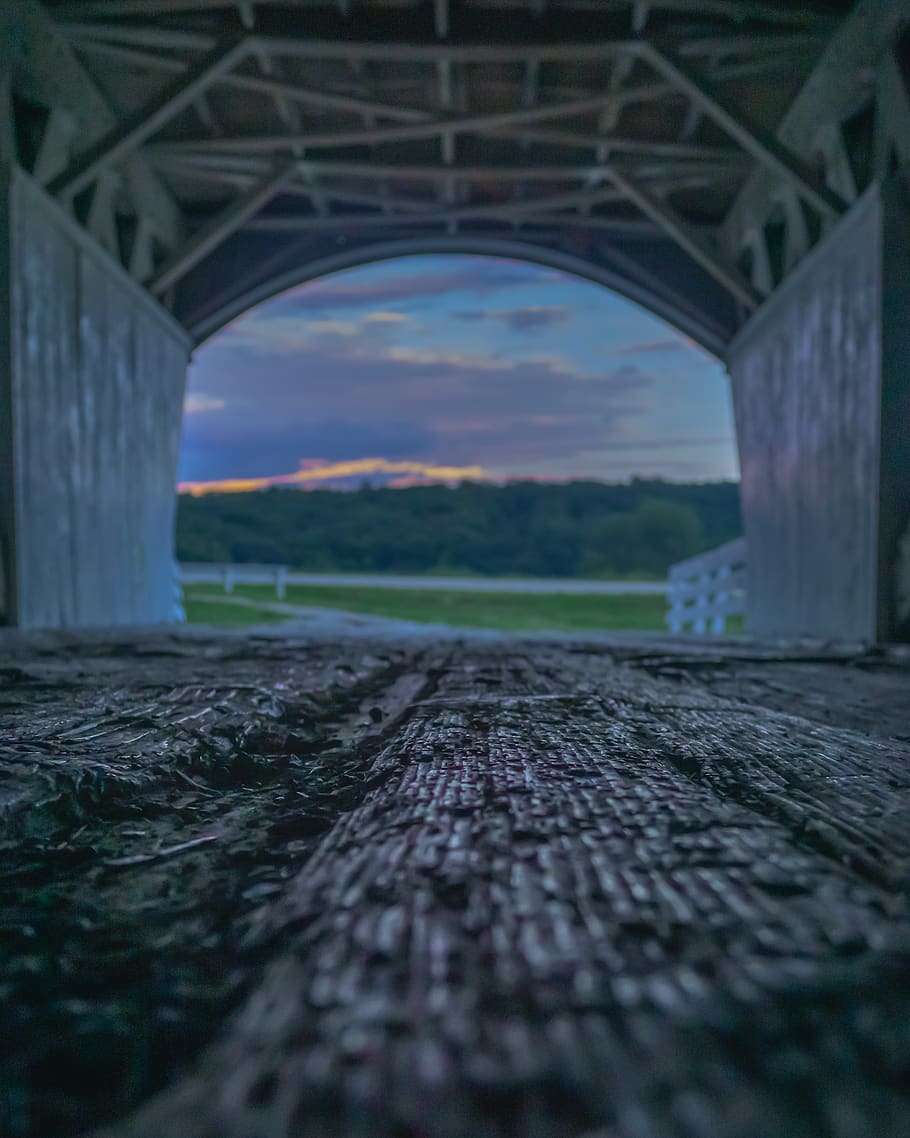 bridge, building, road, architecture, arched, madison county HD wallpaper