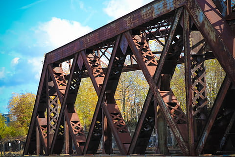 urban, bridge, sky, fall, love, worcester, ma, architecture HD wallpaper