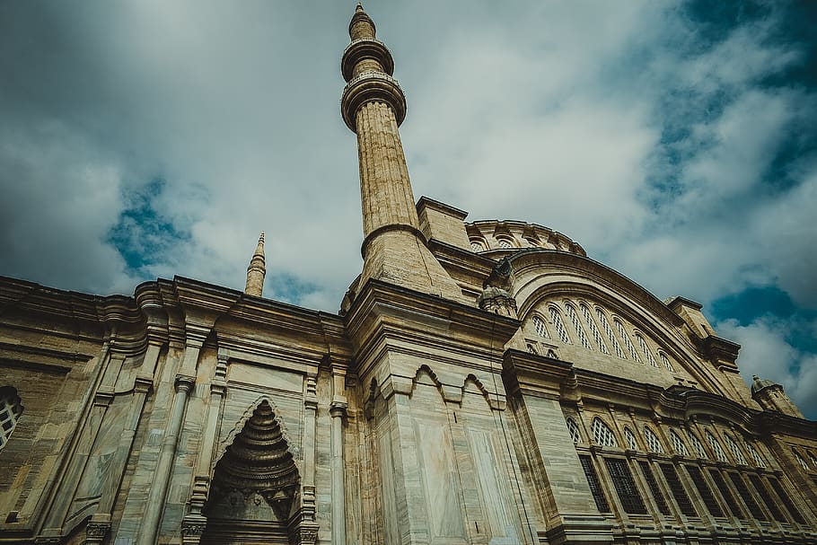 turkey, istanbul, mosque, architecture, low angle view, building exterior HD wallpaper
