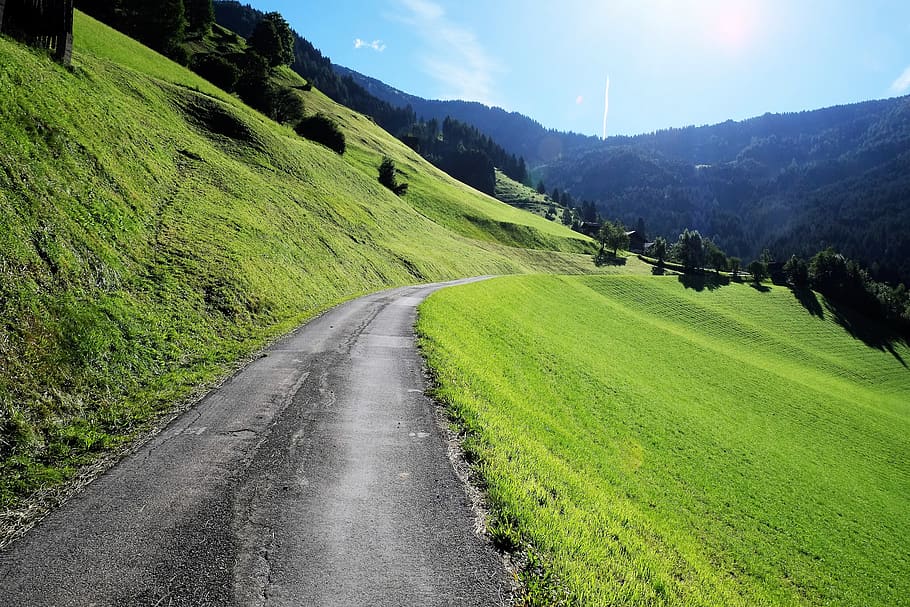 nature, grass, landscape, mountain, travel, alpine, hiking HD wallpaper