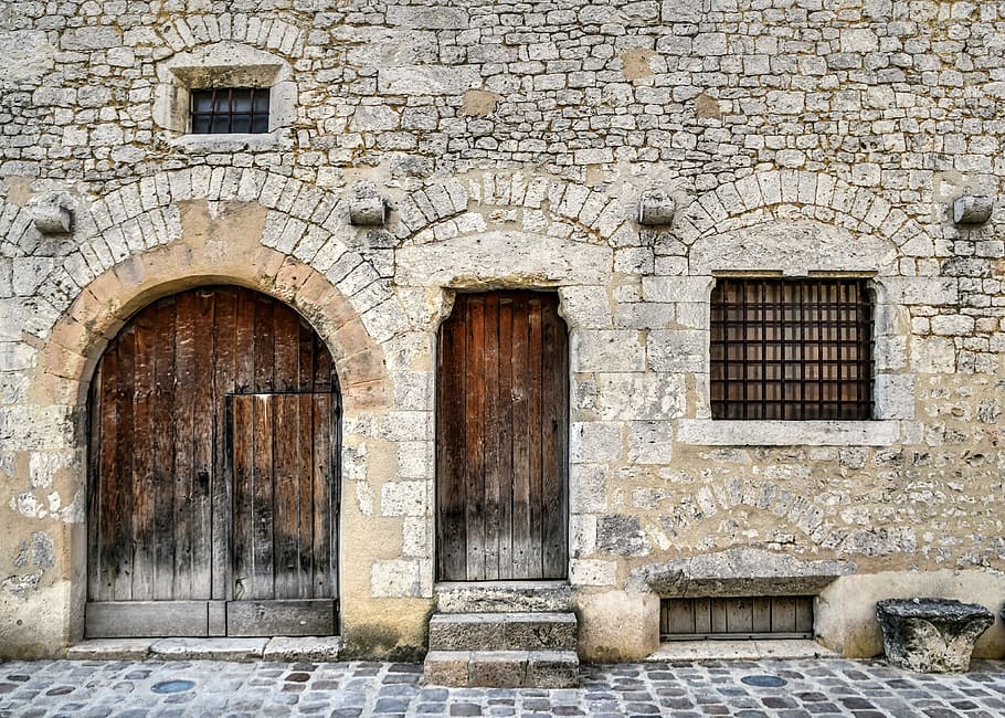 facade, house, medieval, former, architecture, pierre, wood HD wallpaper