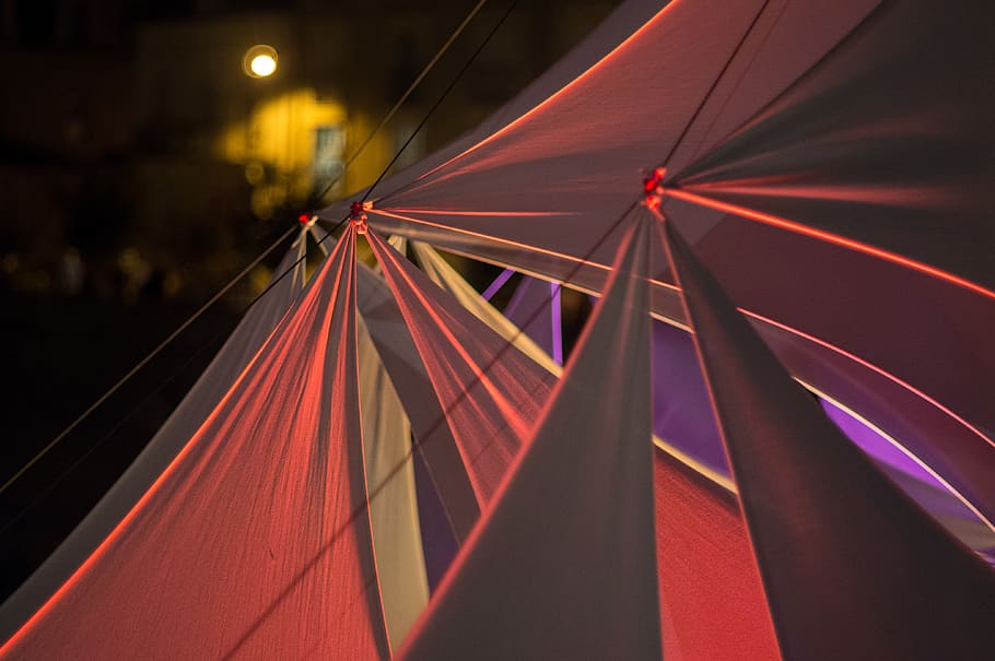 france, angers, illuminated, night, multi colored, close-up HD wallpaper