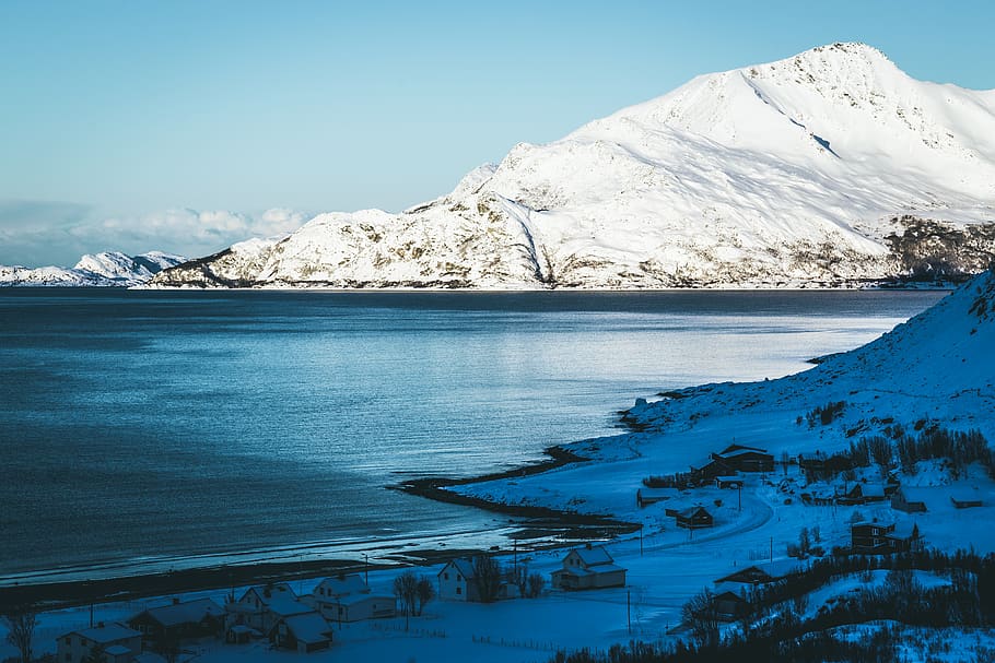 outdoors, mountain, nature, ice, snow, glacier, mountain range HD wallpaper