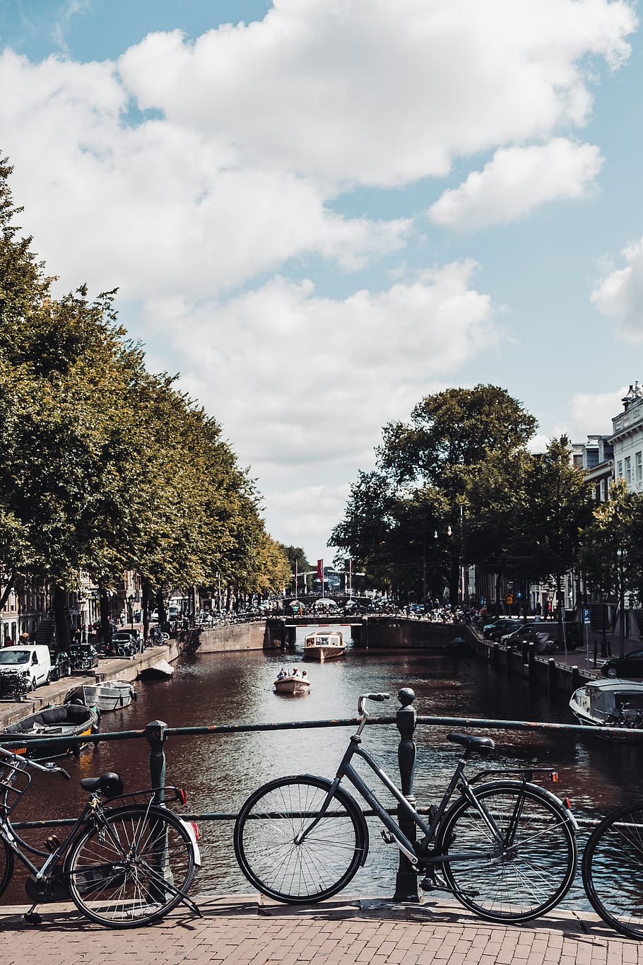 netherlands, amsterdam, sun, street photography, streets, facades, HD wallpaper