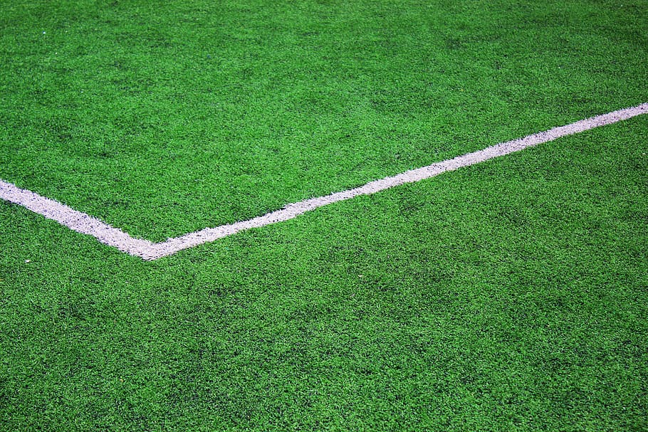 football, field, grass, marking, green, soccer, society, artificial grass