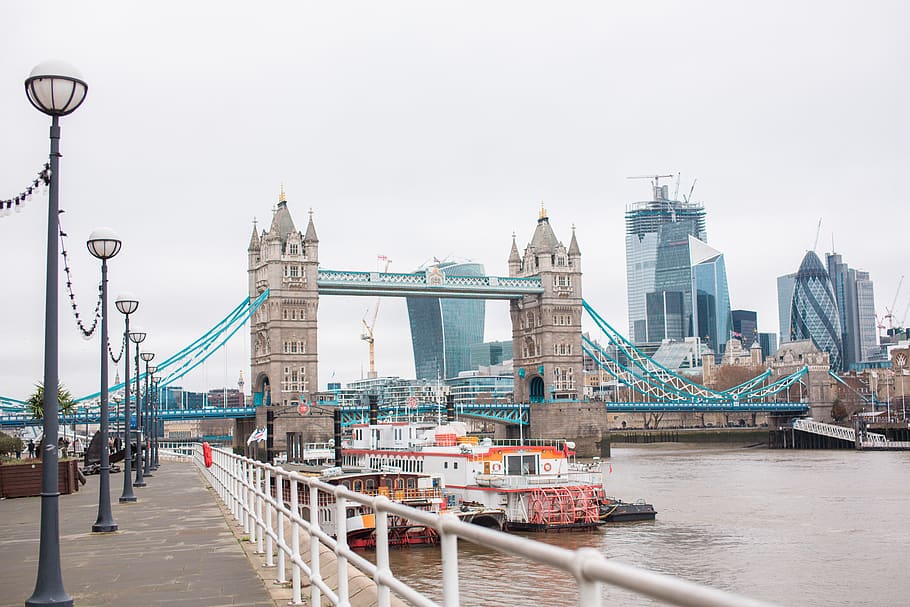 London Tower bridge during daytime, building, transportation, HD wallpaper