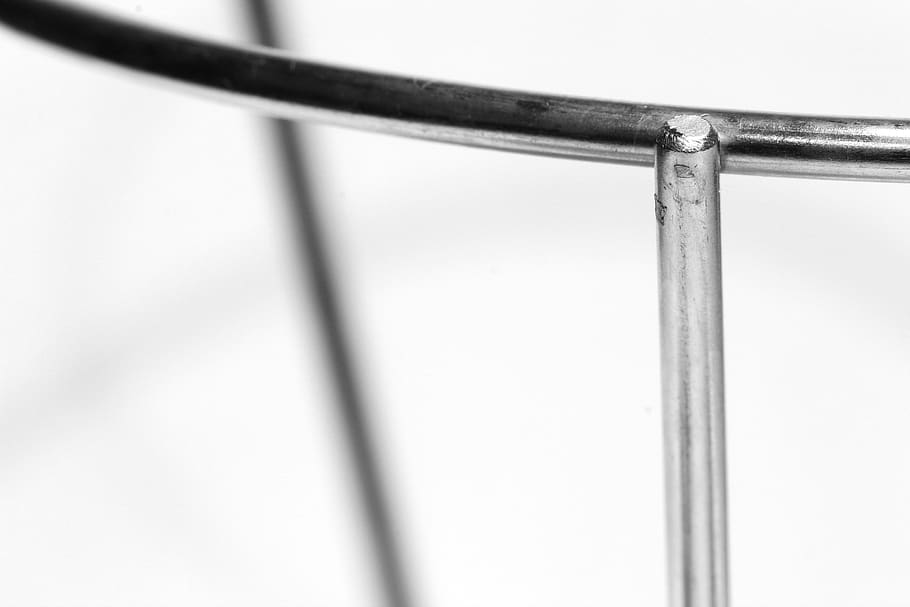 black, white, macro, macro photo, detail, metal, no people HD wallpaper