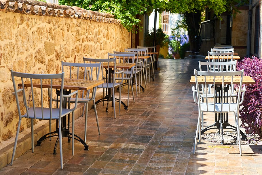 cafe, street, table, chair, restaurant, gastronomy, coffee HD wallpaper