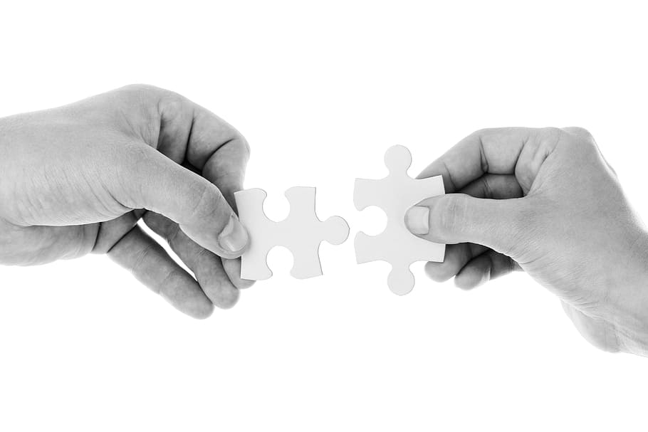 puzzle, solve, connect, human, activity, human hand, jigsaw piece HD wallpaper