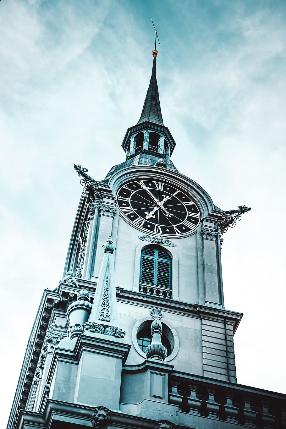 Gray Tower Clock Strikes 6:50 at during Day, ancient, architecture HD wallpaper