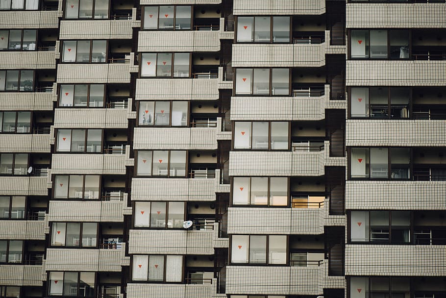 architecture, building, infrastructure, establishment, apartment HD wallpaper