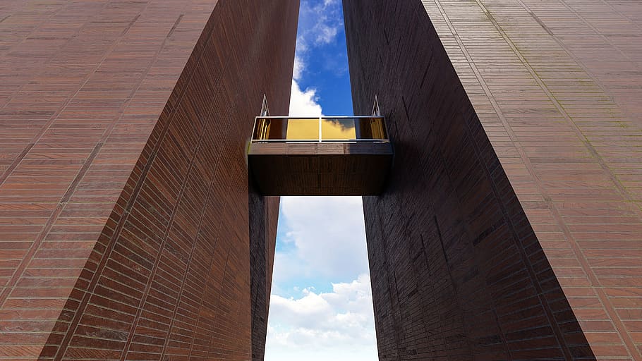 bridge, crossover, passing, other side, hedge, new, future, HD wallpaper