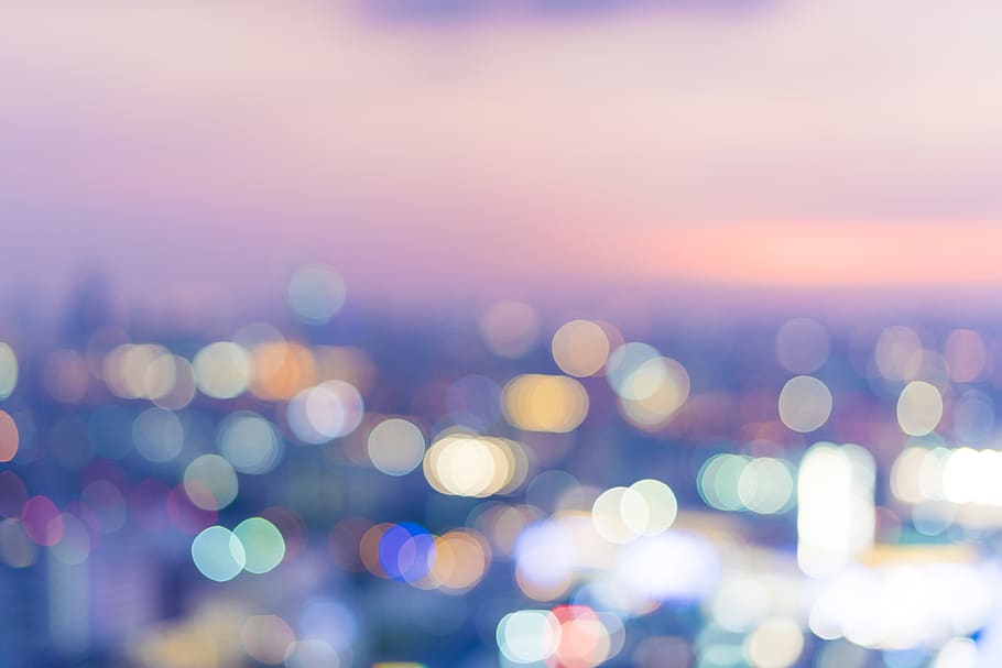 Bokeh Photography Effect, blur, blurred, defocused, lights, illuminated HD wallpaper