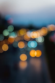 bokeh, lighting, flare, handrail, banister, sad, wallpaper, night HD wallpaper